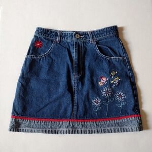 Powerpuff Girl Jean Denim Skirt